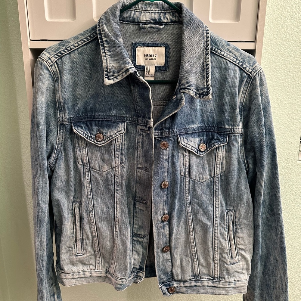 Forever 21 Faded Blue Denim Jacket